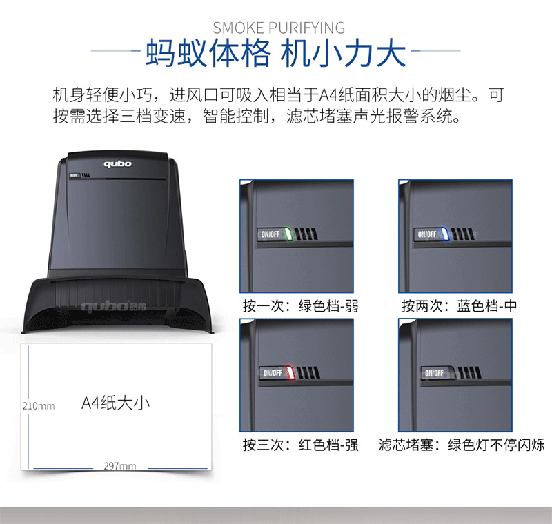 小型可移動(dòng)式焊錫煙塵凈化器TF300